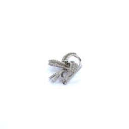 Modern Diamond Brooch