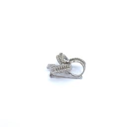 Modern Diamond Brooch